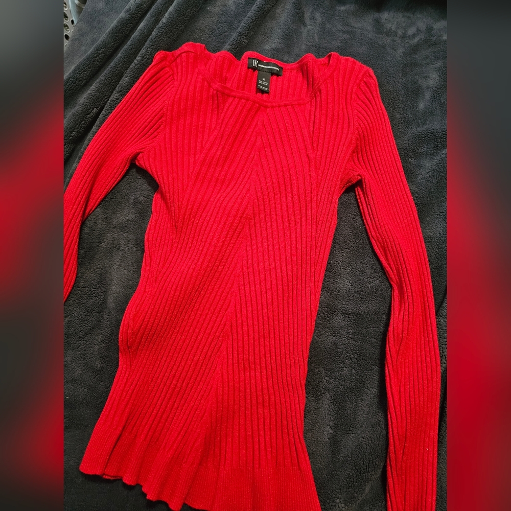INC Red sweater